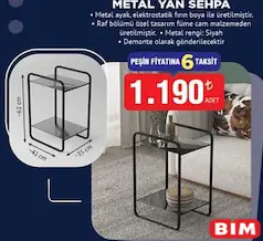 HOMENDRA METAL YAN SEHPA fiyat ve kampanya bilgisi